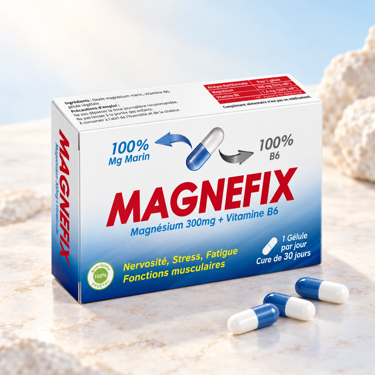 Magnefix Magnésium 300 mg + Vitamine B6
